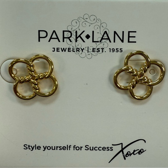 Park Lane Gold Clover Earrings New on Park Lane Card Stock (NOCS) - Picture 4 of 4